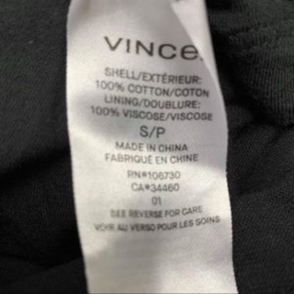 VINCE SIDE TIE CREW NECK T-SHIRT DRESS - Picture 15 of 16